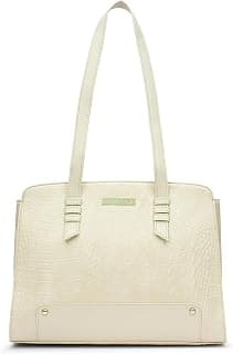 Caprese Sansa Large Satchel Shoulder Bag for Women with Multiple Compartments & Zipper Closure | Versatile Shoulder, Crossbody & Handheld Bag for Work, Travel, and Everyday Use
