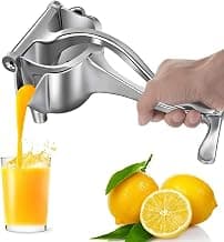 Aluminum Hand Press Juicer Manual Citrus & Fruit Juicer for Kitchen Use Sturdy Metal Juicer for Home, Kitchen & Bar Easy-to Use Manual Machine
