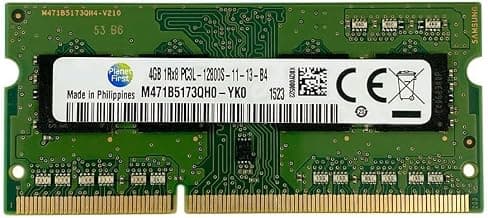 4GB DDR3L 1600MHz 204-Pin SODIMM Laptop RAM, PC3L-12800, CL11, 1.35V, Non-ECC, Unbuffered, Compatible Laptop (3 Years Warranty)