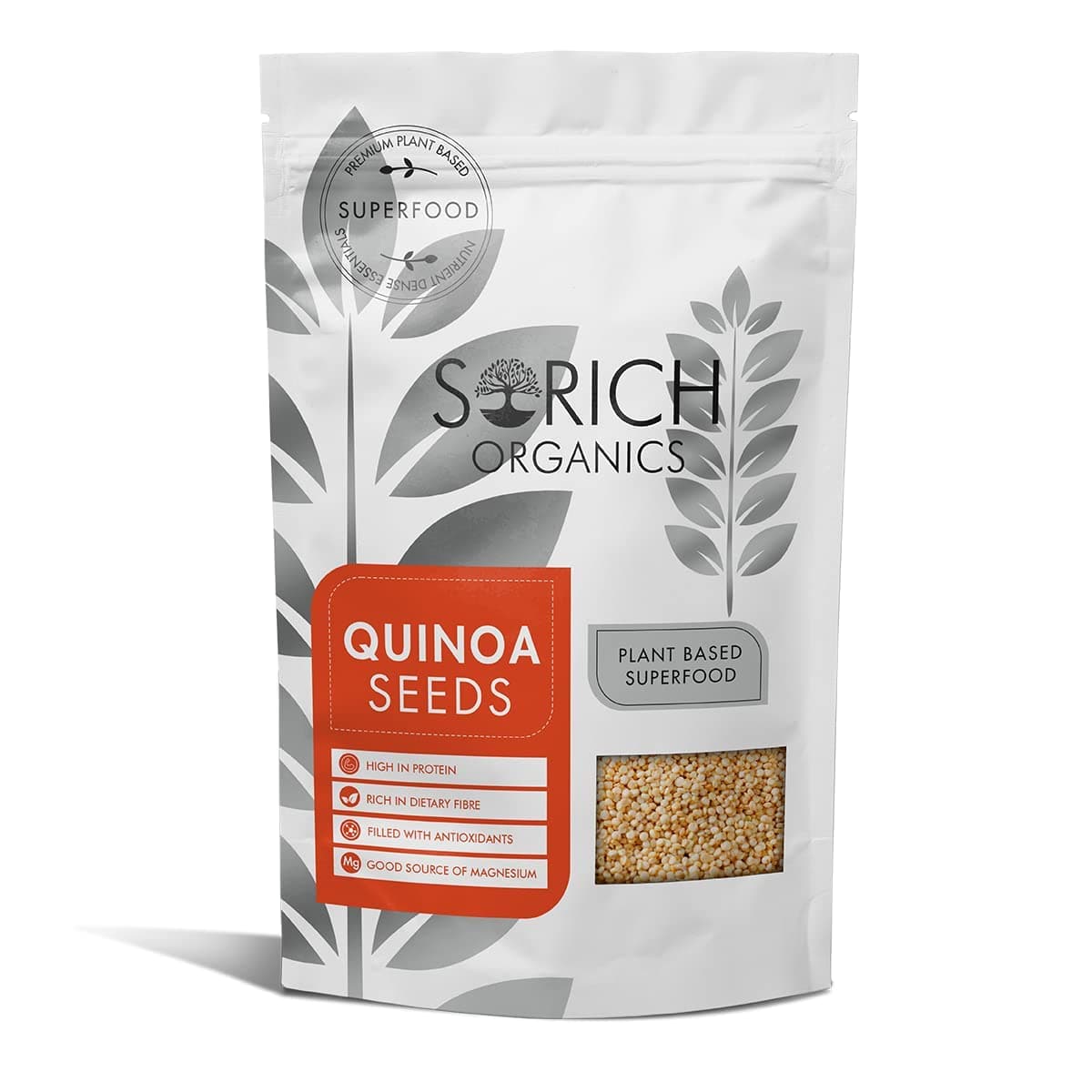Sorich Organics Quinoa Seeds 900 Gm - Protein & Fiber Rich Superfood | Diet Food | Cereal for Breakfast | Gluten Free