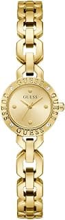 GUESS Round 23mm Champagne Dial Analog Women Watch - GW1019L7