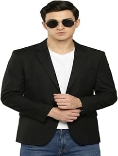 PERFECT PRODUCTIONS Mens Black Blazer,Mens Black Blazer Formal