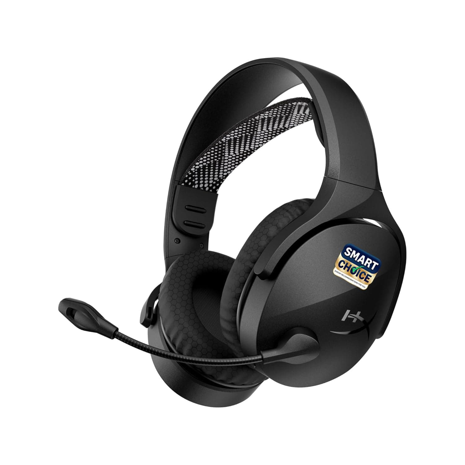 HyperX Cloud Jet Smartchoice Dual Wireless Gaming Headset, 2.4GHz dongle, Bluetooth 5.2, PC, PS5, Nintendo Switch, Steam Deck, Mobile, USB-A, Black