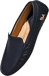 Neeman's Dapper Loafers Stylish Shoes for Men | Casual & Formal Loafer Footwear | Slip-On Without Lace | Lightweight, Soft Cushioned Office Shoe for Man