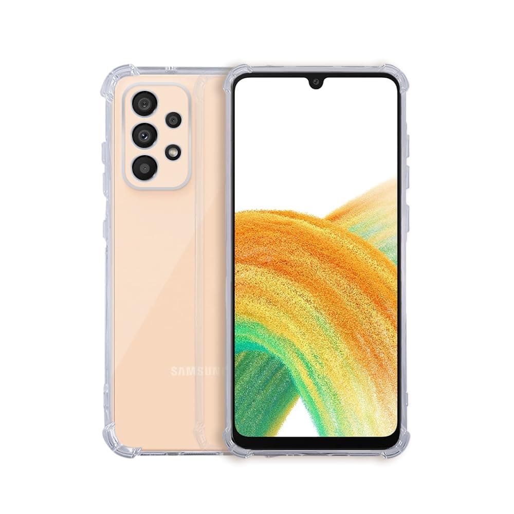 7SEVEN® Back Cover for Samsung Galaxy A33 5G Transparent Mobile Back Case Shock Proof Design Camera Edges Protection Crystal Clear Phone Case Silicon Soft TPU and Flexible Bumper Phone Cover