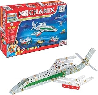 Mechanix 5 STEAM Educational Toy, Building and Construction Set for Boys and Girls Age 7+ Years