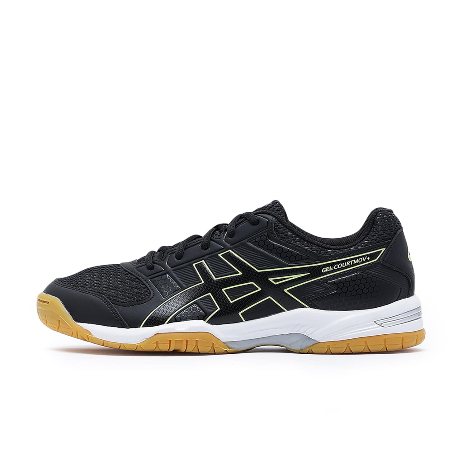 ASICS Gel-COURTMOV+ Mens Badminton Shoe - Glow Yellow/Rust