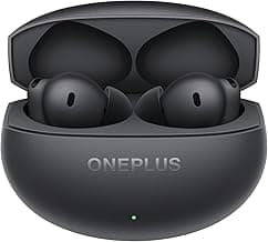 OnePlus Buds 4 TWS Earbuds with Upto 55dB Real-time ANC, Adaptive Mode, Dual Drivers and DACs, 3D Audio, Upto 45hrs Music Playback, Dual-Device connectivity, 47ms Low Latency, Storm Gray