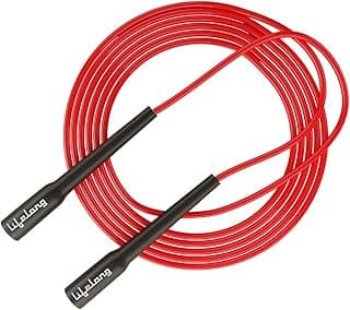 Lifelong LLSR01 Skipping Rope for Men, Women & Children - Jump Rope for Exercise Workout & Weight Loss - Tangle Free Jumping Rope for Kids (275cm, Red and Black)