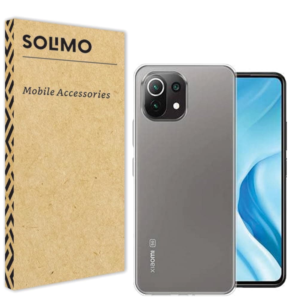 Amazon Brand - Solimo Back Cover for Mi 11 Lite (Thermoplastic Polyurethane_Clear)