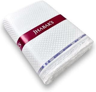 JHABAK'S 100% Pure Cotton Tencel Unstitched Fabric - LUXURIA Collection for Men - 1.60M / 2.10M - 58 inches width
