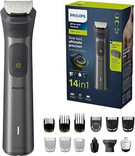 PHILIPS India's No.1 Men's Trimmer | Pro Beardsense Technology | 14-In-1 Modern Man Kit -Face,Body & Private Parts | 3 Year Warranty I 120Min Runtime | Includes Premium Toiletry Bag