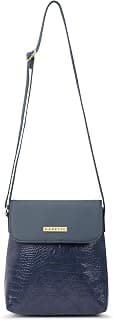 Caprese Pupa Large Crossbody Bag for Women with Adjustable Strap for Comfortable Wear | Versatile Handbag with Zipper & Magnetic Button Closure for Everyday Use, Travel, and Special Occasions
