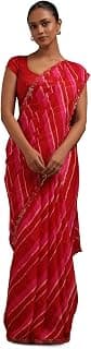 Soch Womens Georgette Leheriya Print Saree
