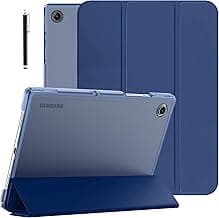 Robustrion Cover for Samsung Galaxy Tab A9 Plus 11 inch, Flip Cover Case for Samsung A9 Plus Tablet with Translucent Back [Auto Sleep Wake Support] - Blue