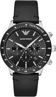 Emporio Armani(エンポリオアルマーニ) Mario Chronograph Black Dial Men's Watch AR11243