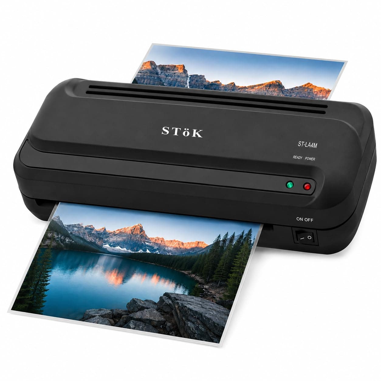 SToK (ST-LA4M) A4 Compact Laminating Machine - Ideal for Photos, ID Cards, Students' Projects and More | 9-Inch Thermal Laminator (1 Year Warranty)