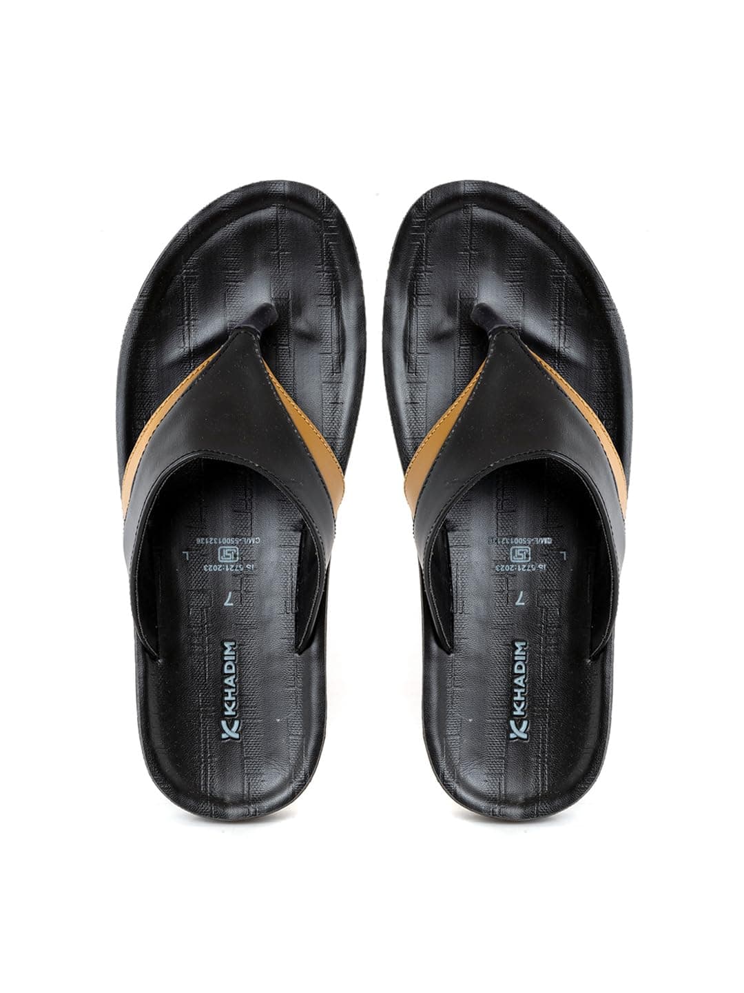 Khadim's 7775644 Soft cushioned Lightweight Comfortable & Breathable Durable Casual Slip-On Slippers & Flip-Flops For Men