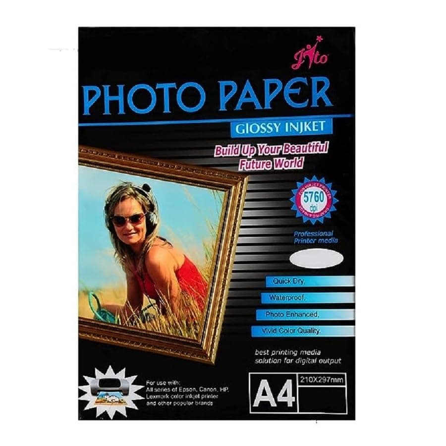 Jito JT 240-20 Glossy Photo Paper, 240 gsm, 20 Sheets A4 Size