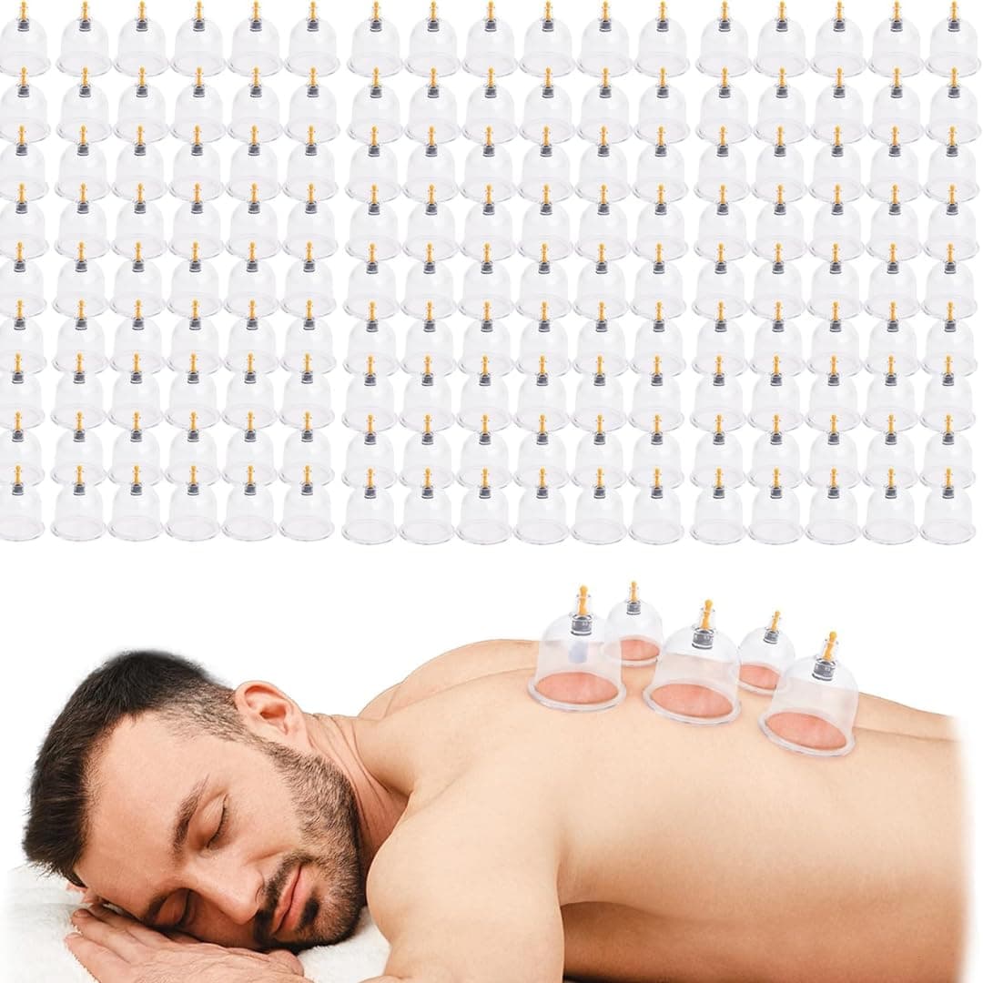 Hijama Cups, Dry Cupping for Physiotherapy, Cupping Therapy Cups (20, 2 Number)