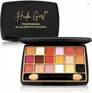 Eyeshadow Palette 18 Colors, Glitter Eyeshadow Powder, Eye Shadow Kit for Women and Girls, Multicolor Eye Shadow Palette for Soft to Bold Look