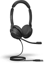 Jabra Evolve2 30 UC Wired On-Ear Headset, USB-A, Stereo, Black - Lightweight, Portable With 2 Built-in Microphones, Superior Audio and Reliable Comfort