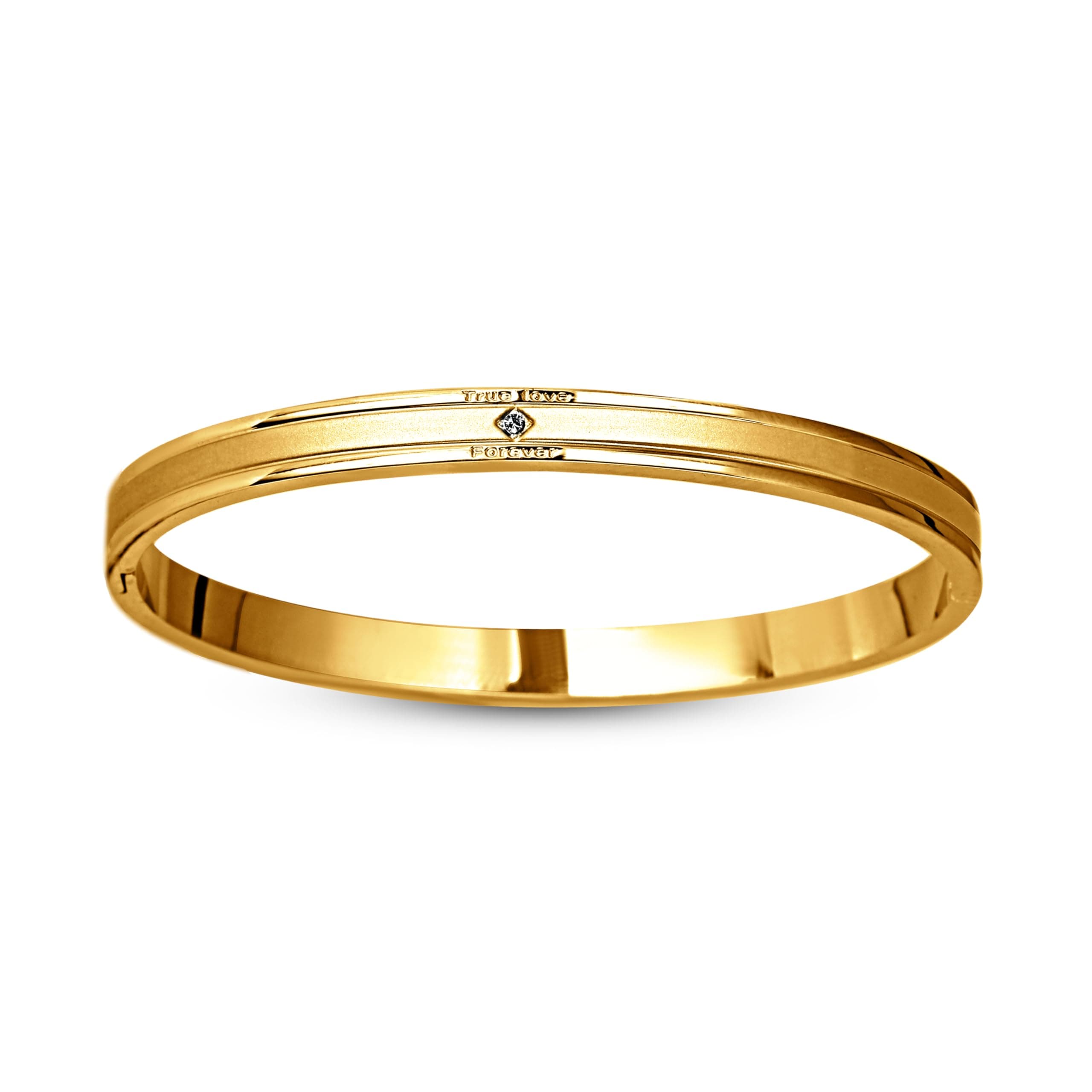 MEENAZ Stainless Steel & Gold Bracelet for Men & Boys | Diamond Kada Rakhi Bracelet | Waterproof, Anti-tarnish, Rust-free 8 mm