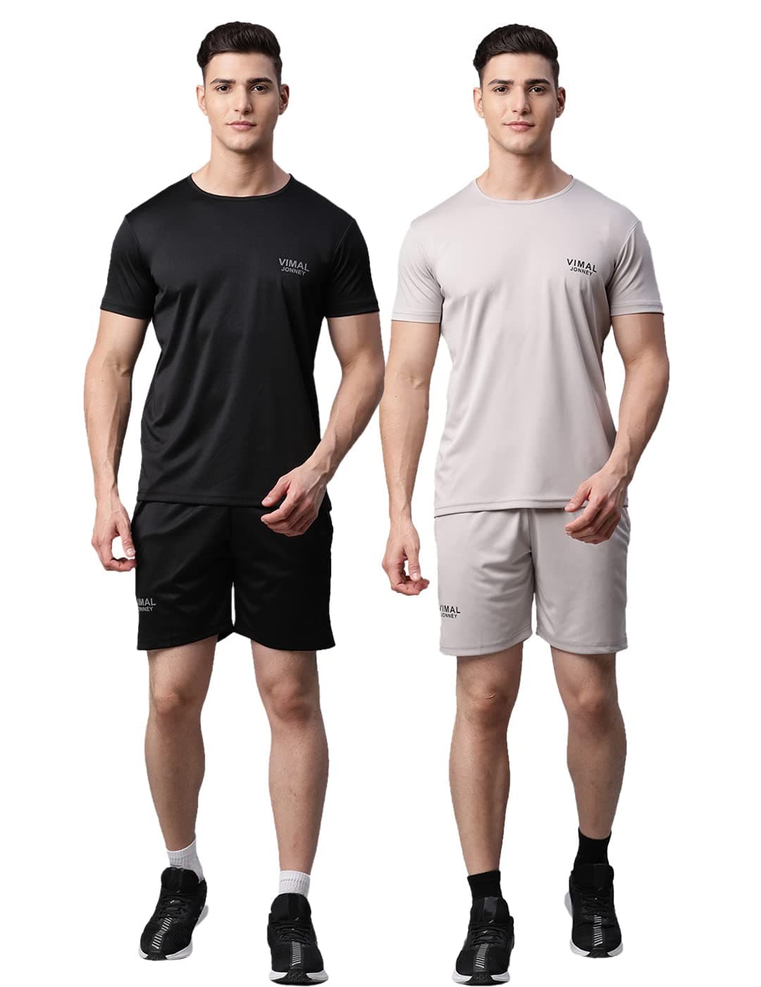 Mack Jonney Polyester Blend MACK Jonnney Dryfit Solid Lycra Tracksuit Co-Ord Sets For Men (Pack Of 2)-Dryfit_T_D11_Blu_Olv_04-P