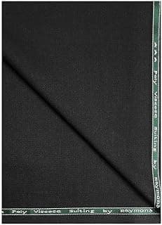Generic Raymond Men's Unstitched Fabric Suiting for School Uniforms, Sports Uniform, Formal & Office Wear | Colour- Black