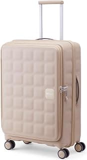 American Tourister Bitbloc | Check-in Trolley Bag (68.5 cm) | 69 Ltrs | 360° 8 Wheel Spinner | Hard Case | Recessed TSA Lock | 3 Years Global Warranty | Coffee