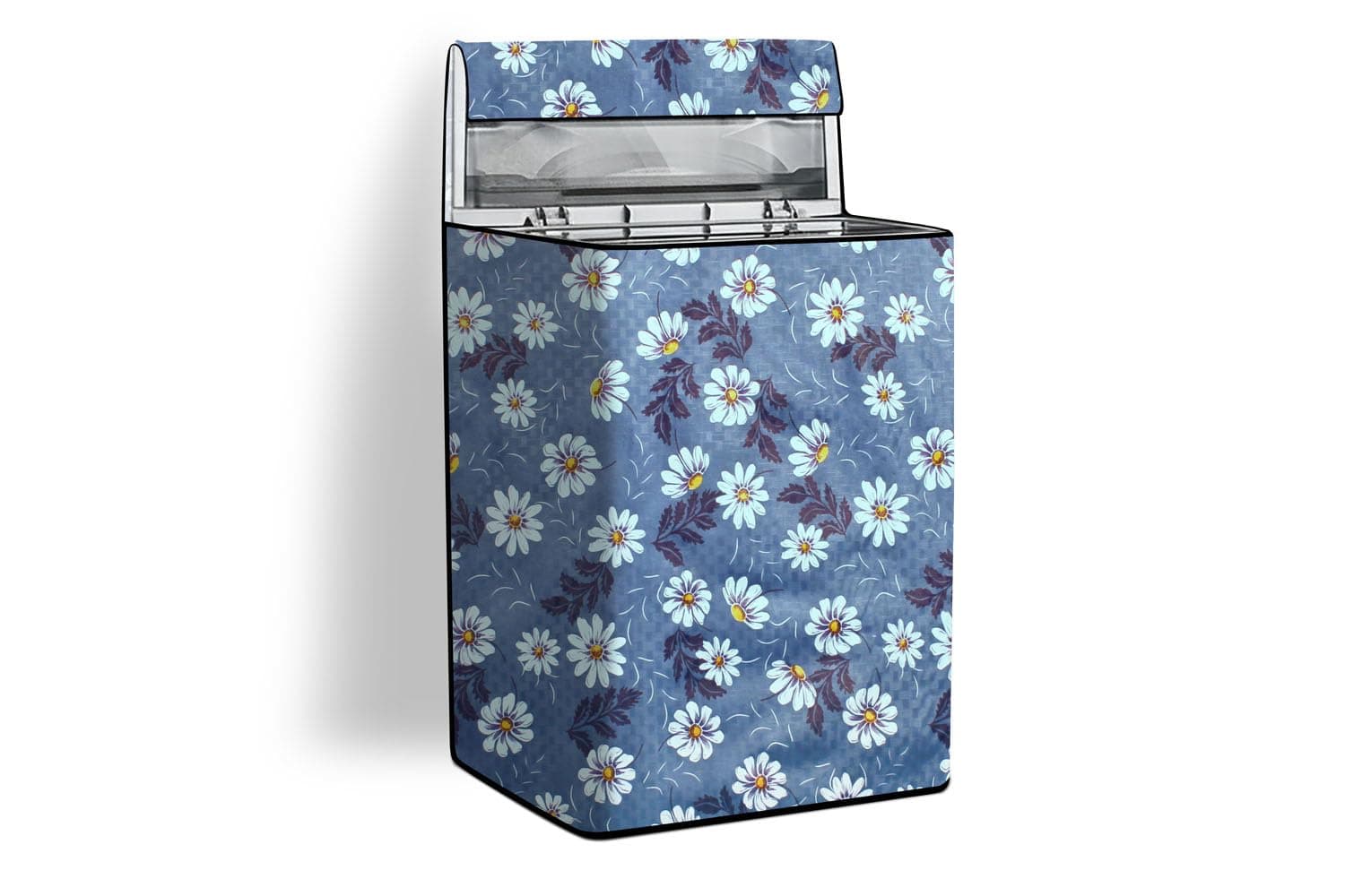 Stylista Washing Machine Cover Compatible for Whirlpool 9.5 kg Fully-Automatic Top Load 360 Degree Bloomwash Pro HS 9.5 Printed Pattern