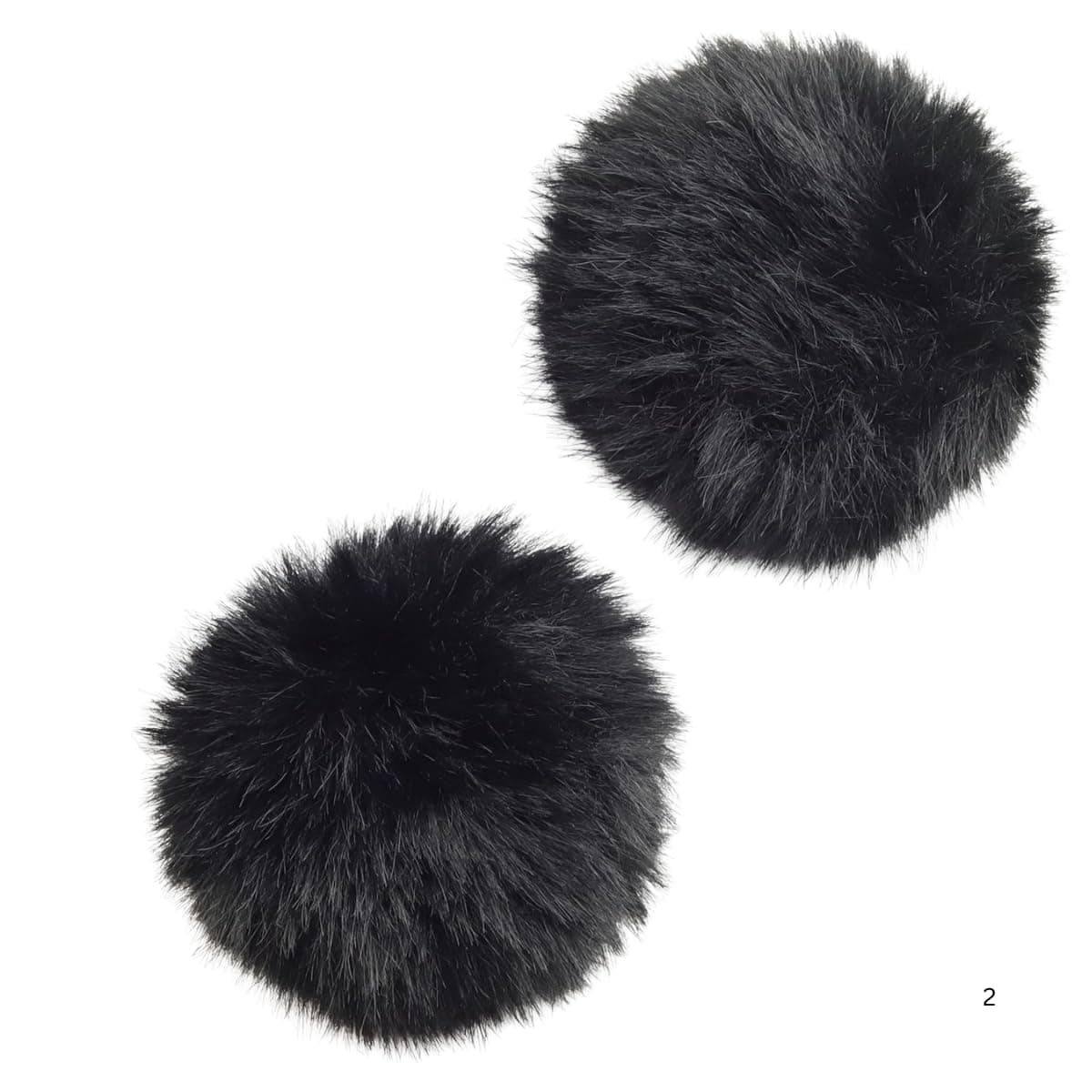 IMAGINEA Furry Wind Muff Cover for Lavalier, Camera Microphone | Pack of 2 | Deadcat Windshield Noise Reduction Mic Cover for Outdoor Recording, Vlogging, YouTube & Interviews