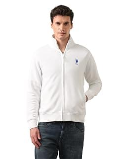 U.S. POLO ASSN. High Neck Solid Sweatshirt