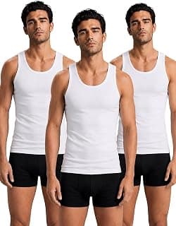 Van Heusen Men’s White Cotton Vest |Antibacterial 100% Combed Cotton | Moisture‑Wicking, Stay‑Fresh Technology, Soft Handfeel | Extended Length |Doesn’t lose shape | Regular Fit Sleeveless Innerwear | Style 10071
