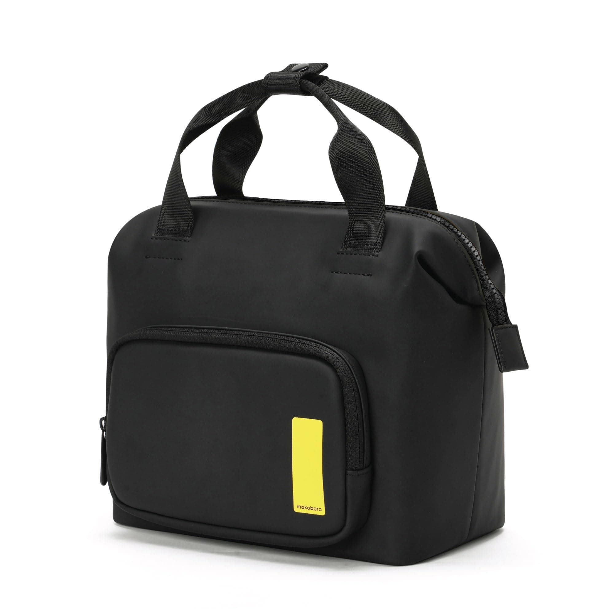 MOKOBARA The Take-Out Lunch Bag – Tan Spill-Proof Large & Roomy for Daily Use, Office Carry, Travel, Easy Access & Easy to Clean (Money Moves), Black