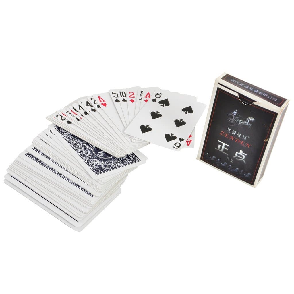 Premium Magic Playing cards with card suit and number written discreetly on the back of the card . NO NEED to count, The trick will be revealed after purchase , Great for playing Poker and Flush ,