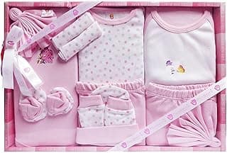 EIO Unisex Kids Cotton Solid Clothing Gift Set -13 Pieces