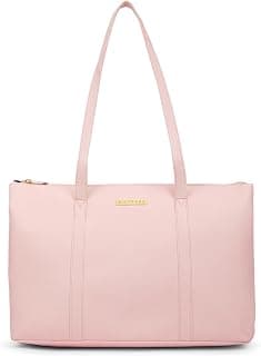 Caprese Crystal 15.6-Inch Laptop Compatible Large Tote Bag for Women | Stylish, Durable, and Spacious with Multiple Compartment, Back Zipper Pocket for Work, Travel, and Everyday Use