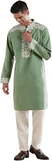 KALKI Kurta Set with Thread Detail Work