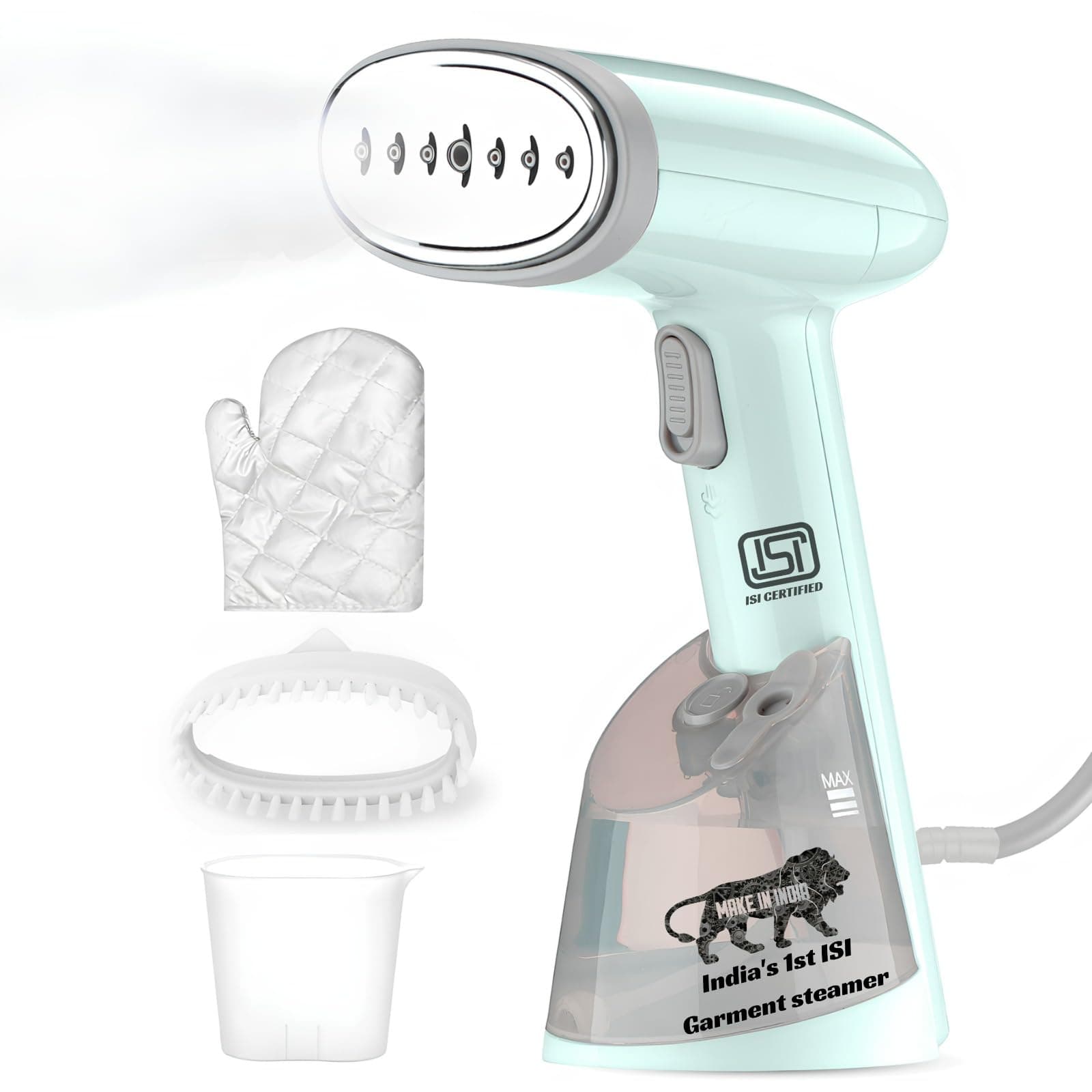 Goodscity Handheld Garment Steamer for clothes, Vertical & Horizontal Steam iron for clothes, 30s Fast heating |Travel Freindly Iron Steamer Press| 1200 Watt |250ml tank | 1 year Waranty- GC111