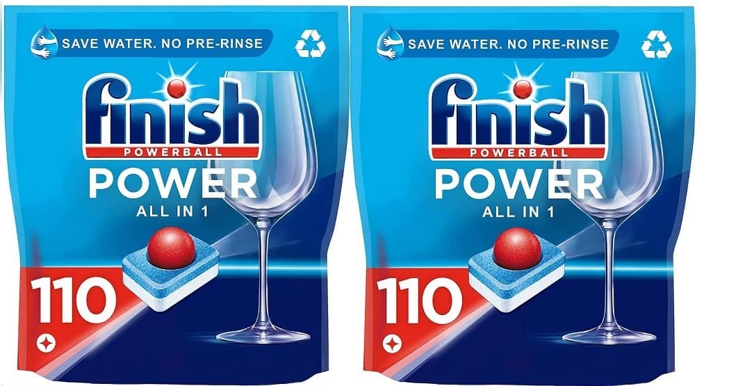 Finish All in Dishwasher Tablets 110's Pack of 2