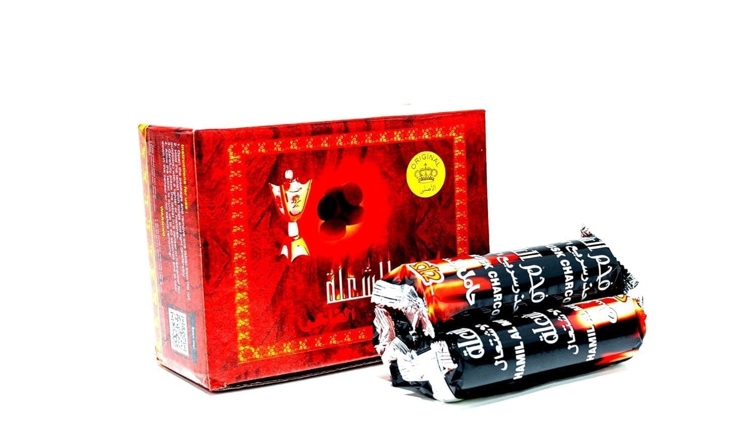 4CoalKings - Coal for Dhoop - Odourless Charcoal for Dhoop Lasts for More Than 45 Minutes - 60 Charcoal Discs of 33 mm Size - ((Pack of 6 Roll (60 DISC))