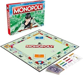 MONOPOLY Board Game (Multicolor) for Families and Kids Ages 8 and Up, Classic fantasy Gameplay