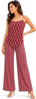JAIPUR HAND BLOCK Women's Pure Cotton Co-Ord Set | Hand Block Printed Spaghetti Strap & Pant Salwar Suit | Summer Lounge Wear(S139-HALTER)