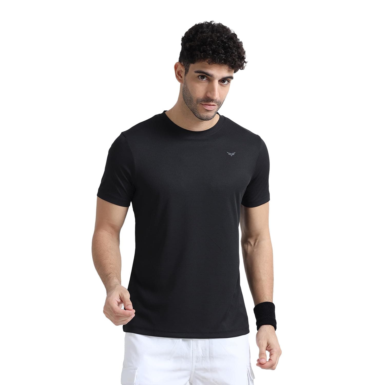 XTRIM Sports T-Shirt for Men, Quick Dry Gym T-Shirt for Men, Half Sleeve Solid Casual Round Neck, Stylish Regular Fit, Lightweight Running Training Activewear