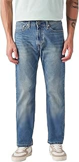 Levi's Men's 505 Blue Straight fit mid Rise Jeans