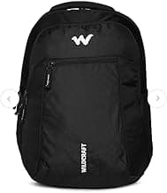 Wildcraft Polyester 34 Liters Multi-Colour Casual Standard 4 Compartment Backpack (Black) (Medium Size)