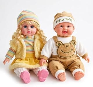 Musical Baby Doll Toy for Kids - Soft Plush Talking & Singing with Touch Sensor, Interactive Baby Boy & Girl Doll in Colorful Dress,Gift Toy (Multicolor Winter Girl)