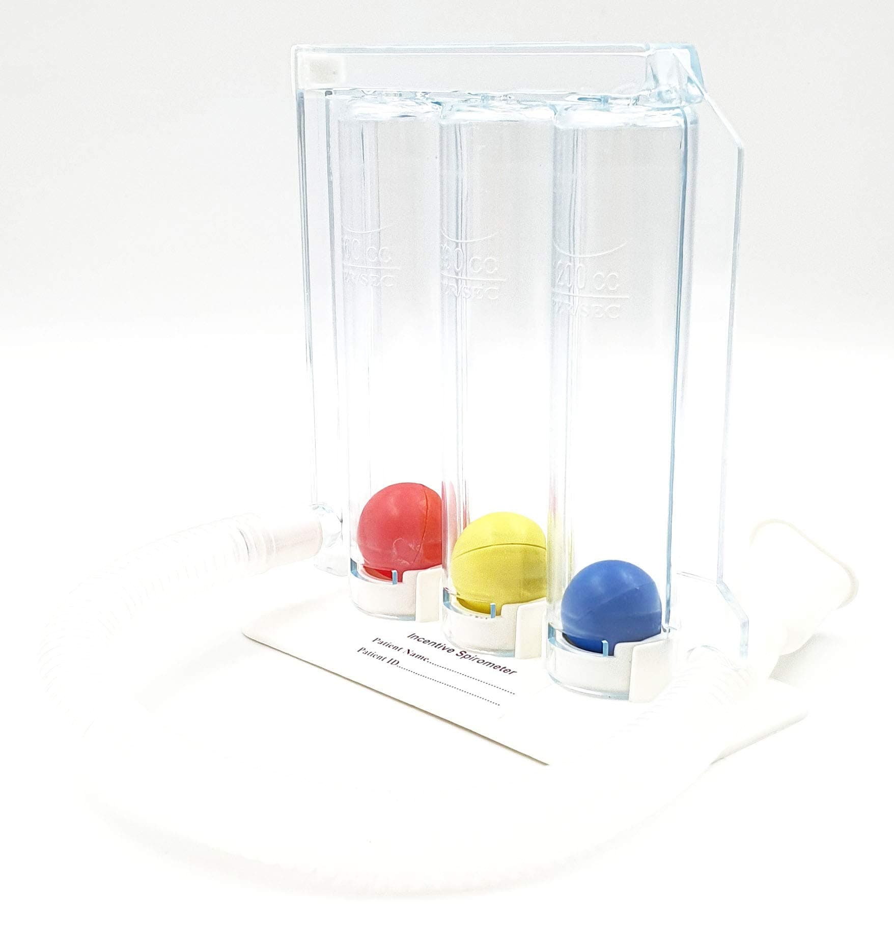 MB Respirometer Three Ball Breathing Lung Exerciser (Spirometer)