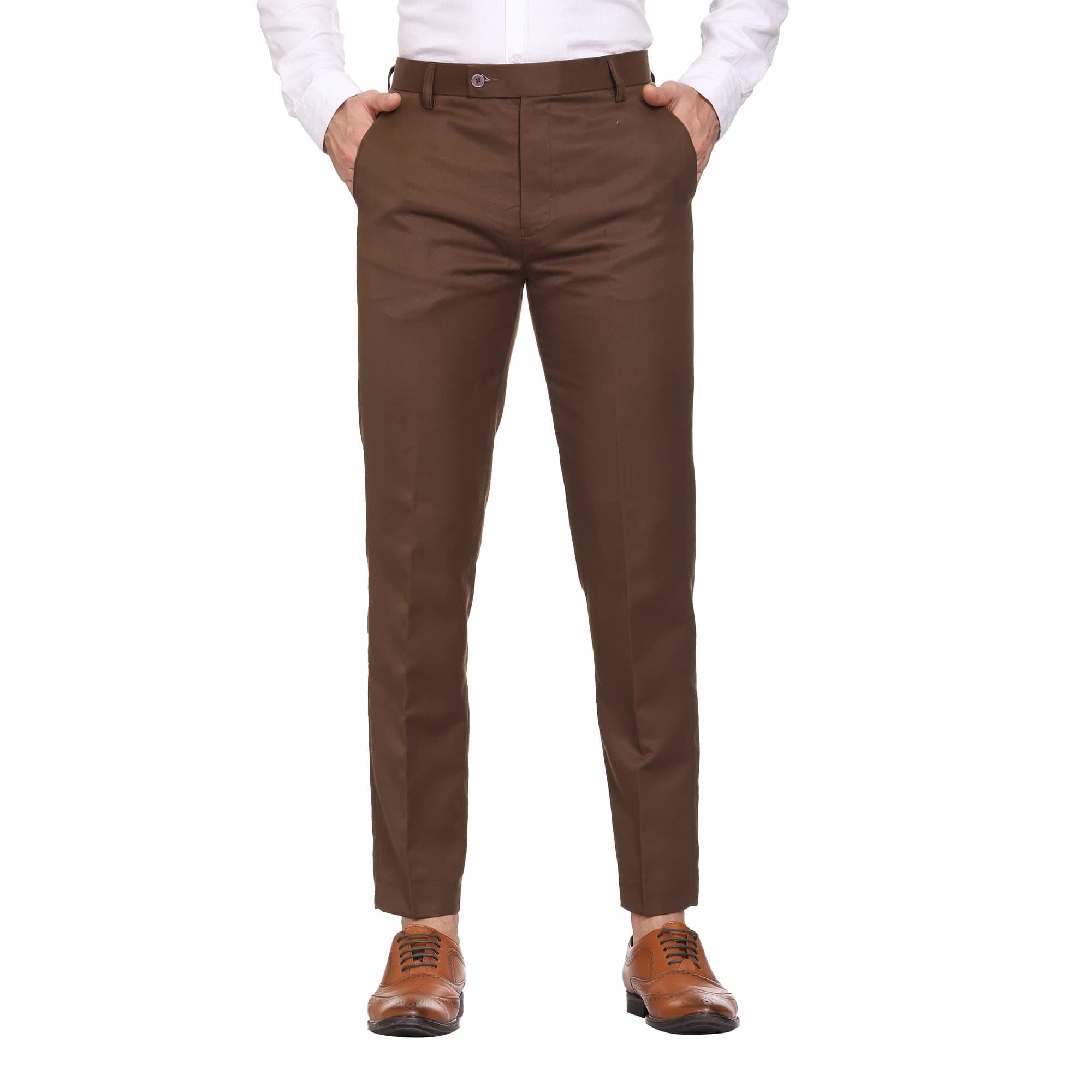 MALENO Elegant Slim Fit Polycotton Trouser Pant's |Men Casual Trouser Pant | Trousers for Men | Men Formal Pant